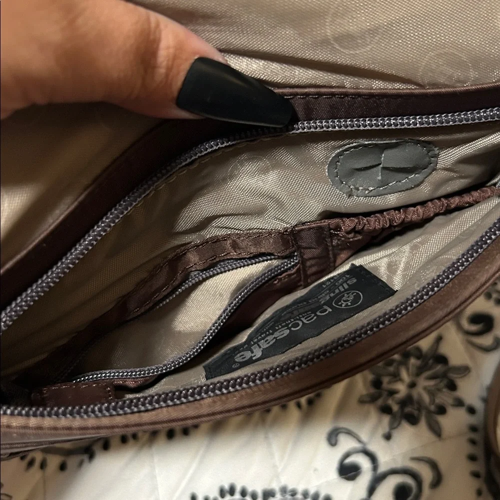 Pacsafe Dark Brown Messenger Bag